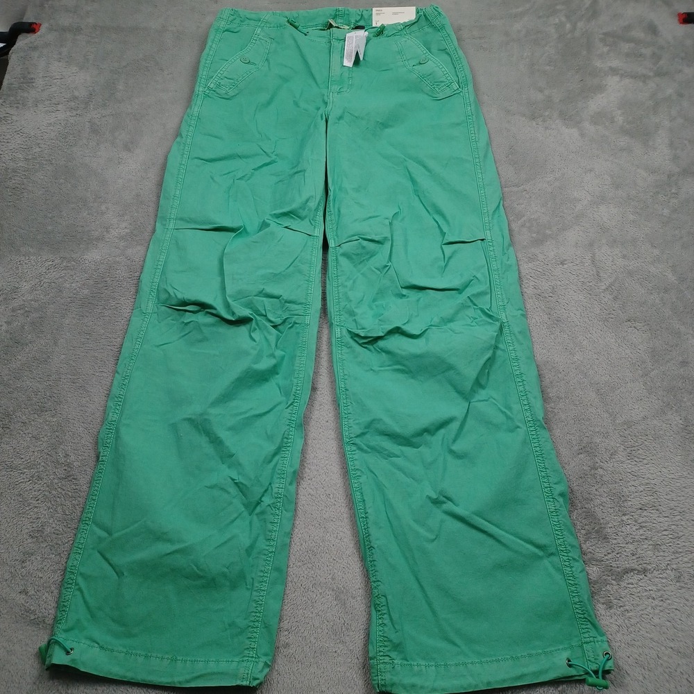 American Eagle Pants Womens Small Green Parachute Pant Stretch NWT